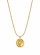 Sunburst Medallion Pendant Necklace