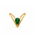 Verde V-Line Solitaire Ring