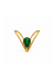 Verde V-Line Solitaire Ring